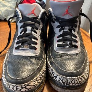 Air Jordan Black and Gray Sneakers